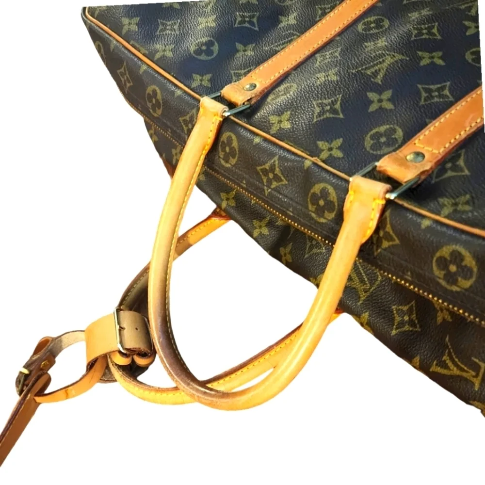 Louis Vuitton Sirius 45 Vintage Large Luggage Piece with Luggage tag, lock & key